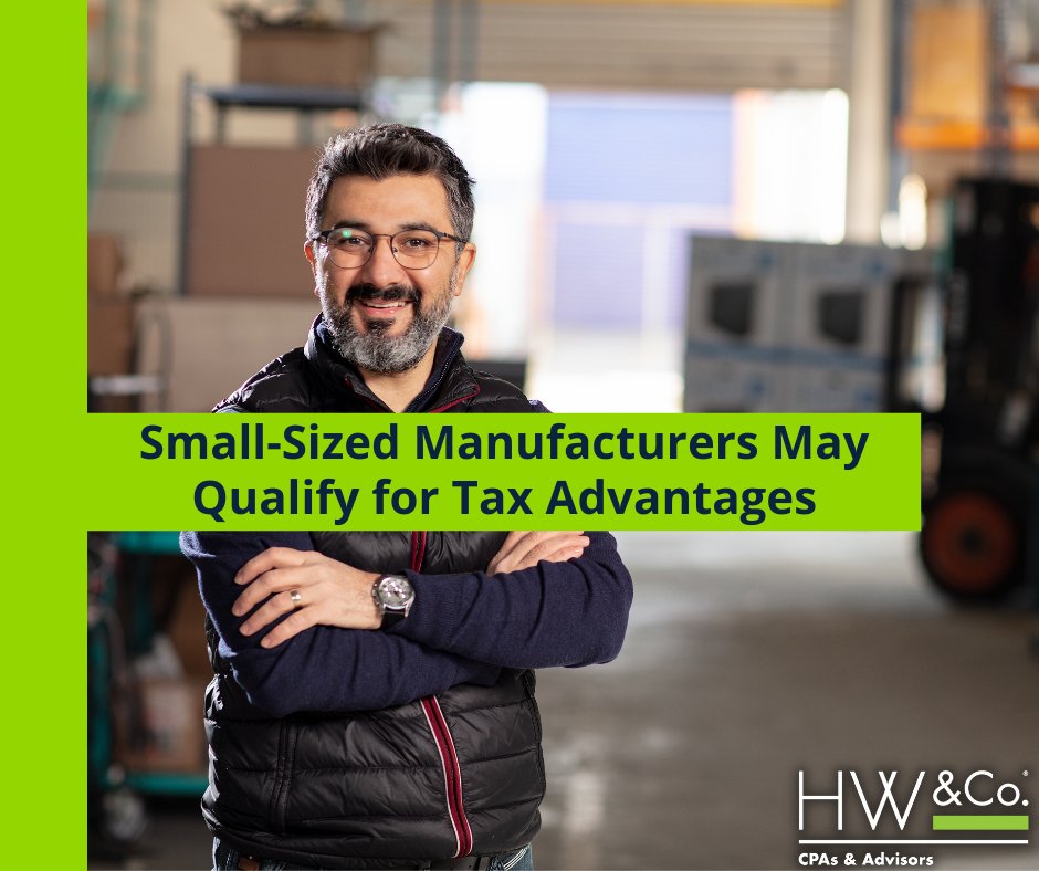 Are your #manufacturing company’s gross receipts under $25 million? If so, it may be eligible for small business tax benefits. Learn more: ow.ly/fm0Z50JFJky
#smallbusiness #taxbenefits