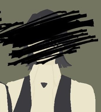 私、徹底的に彼の笑顔描いてないので…… 