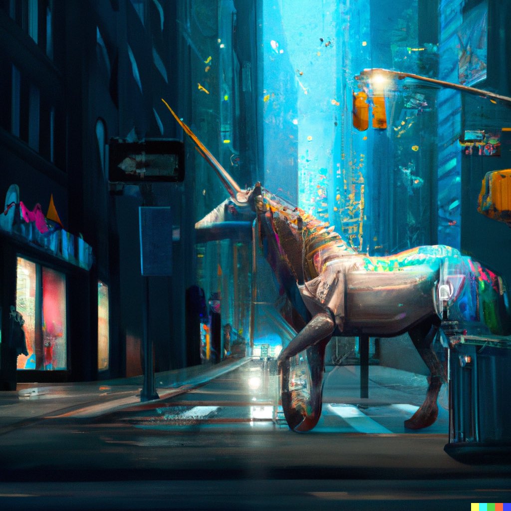 hawkwardart's tweet photo. gm 
made with @OpenAI Dall•E 2 https://t.co/h6PE0RXZrd