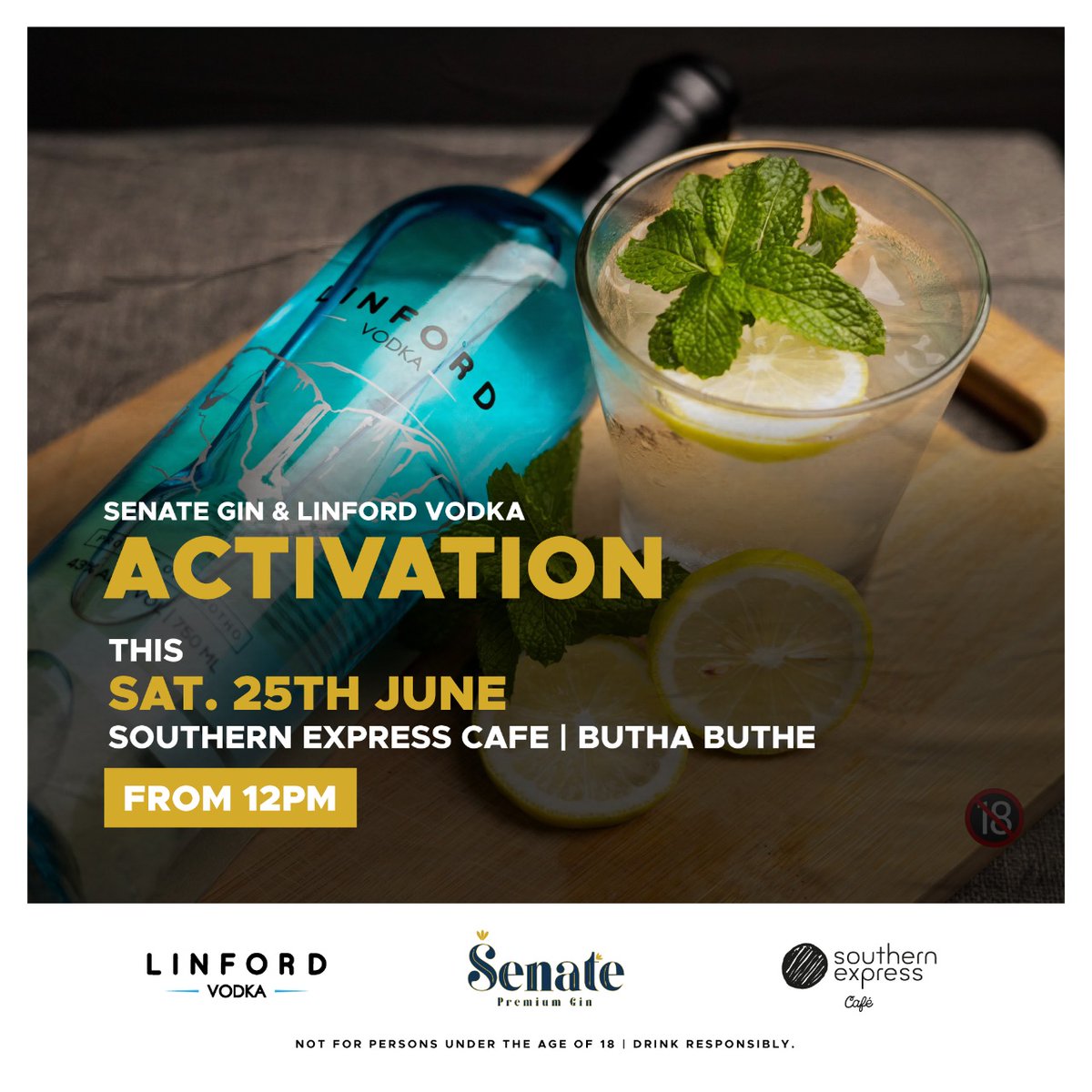 Offering you the lifetime experience of the taste of character, Butha Buthe at Southern express join us for free tasting session. Bottles will be available for purchase.
#INDULGEINTHETASTEOFCHARACTER