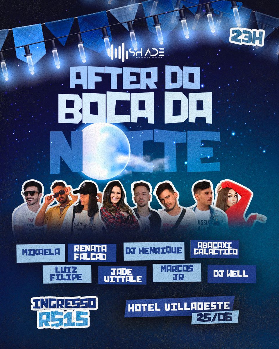 Defato_rn's tweet photo. O maior AFTER DO BOCA DA NOITE está CONFIRMADO 💥
O evento de realização da @shadeproduc , acontecerá no Villa Oeste após o fim do tradicional “Boca da Noite”
Os ingressos estão a venda no site e no aplicativo de vendas Outgo.
#vemproafter https://t.co/xJmky6uTmq