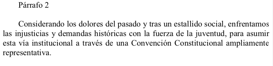 📌Se abre el debate

CC <a href="/LickanantayC/">Constituyente.Lickanantay</a>: "Me llama la atención la resistencia de querer borrar parte de nuestra historia al rechazar el párrafo 2do. Estos son los hechos que sucedieron en nuestro país y existen a la fecha chilenos y chilenas que aún viven las consecuencias"