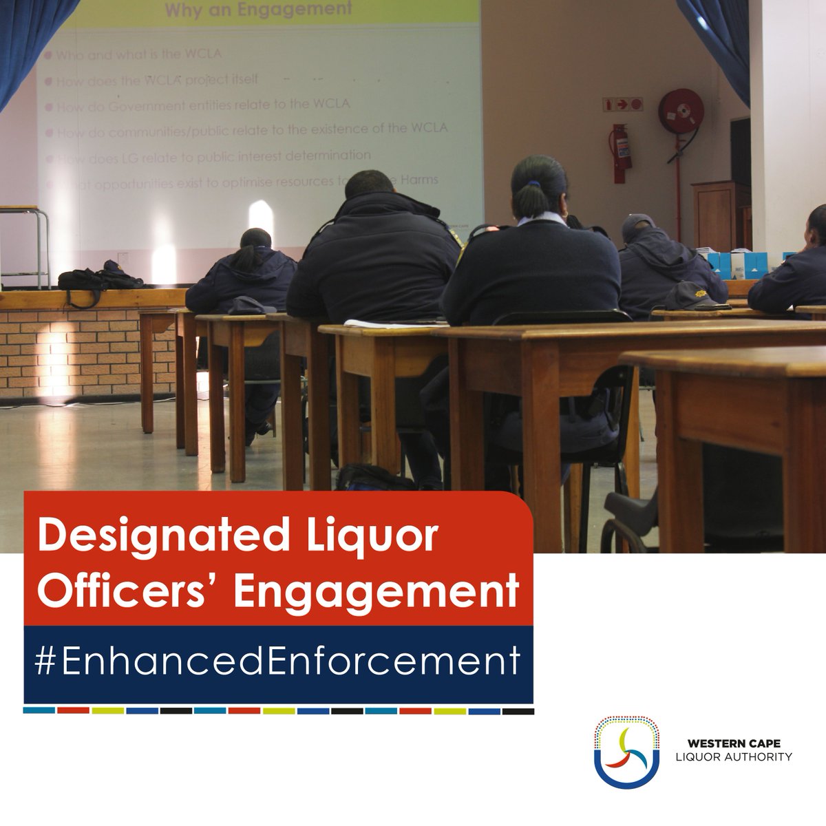 _WCLA's tweet photo. @_WCLA facilitated engagements with the 
@SAPoliceService #LeapOfficers for the period 07 - 22 June 2022. These engagements will be ongoing. #DLOs &amp; #LEAPOfficers are key partners ensuring #PublicInterest informs the effective regulation of liquor #WCLiquorAct @ReagenAllen https://t.co/O8iYnrG7fb