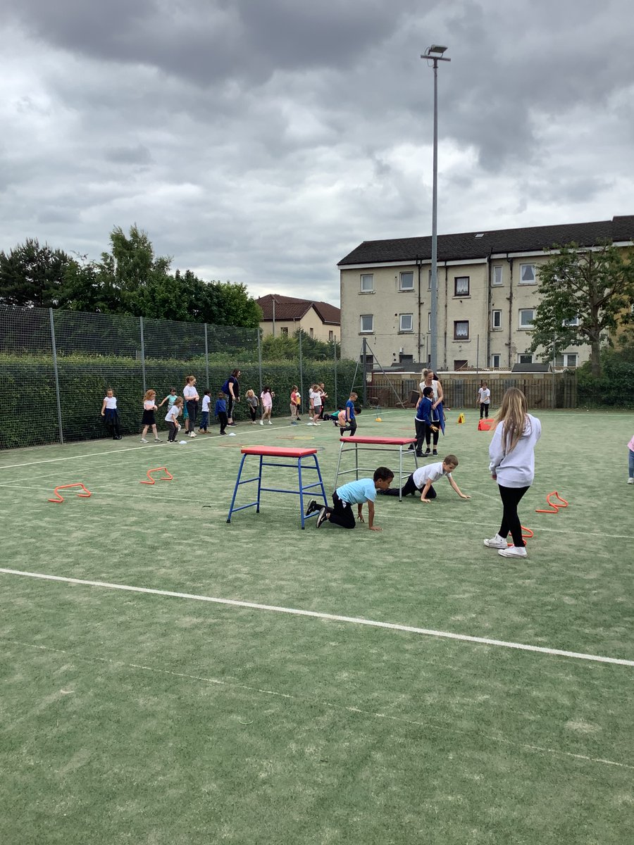 We loved welcoming our families into school this afternoon to get involved in the P1-3 sports day. Well done everyone!