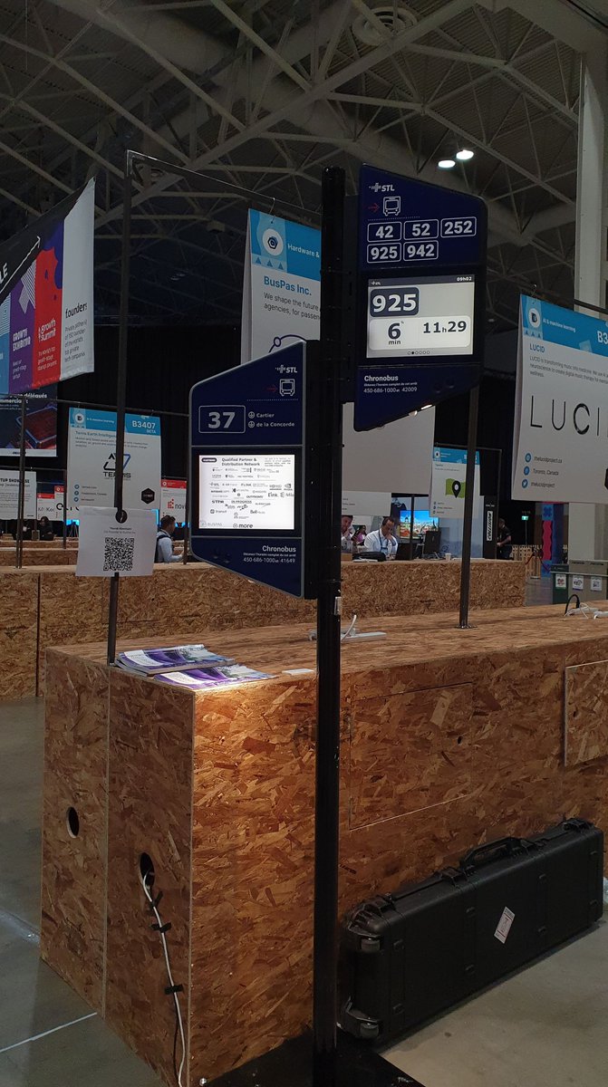 BusPasInc's tweet photo. Meet @BusPas at @CollisionConf. We are exhibiting today at booth B3413. Come and learn about our smart bus stop technology becoming a building block of smart transit and smart city. #Collision2022 #CollisionConf  #smarttransportation #transit #smartcity #BusPas #technology #IoT https://t.co/x8CaC6kU4q
