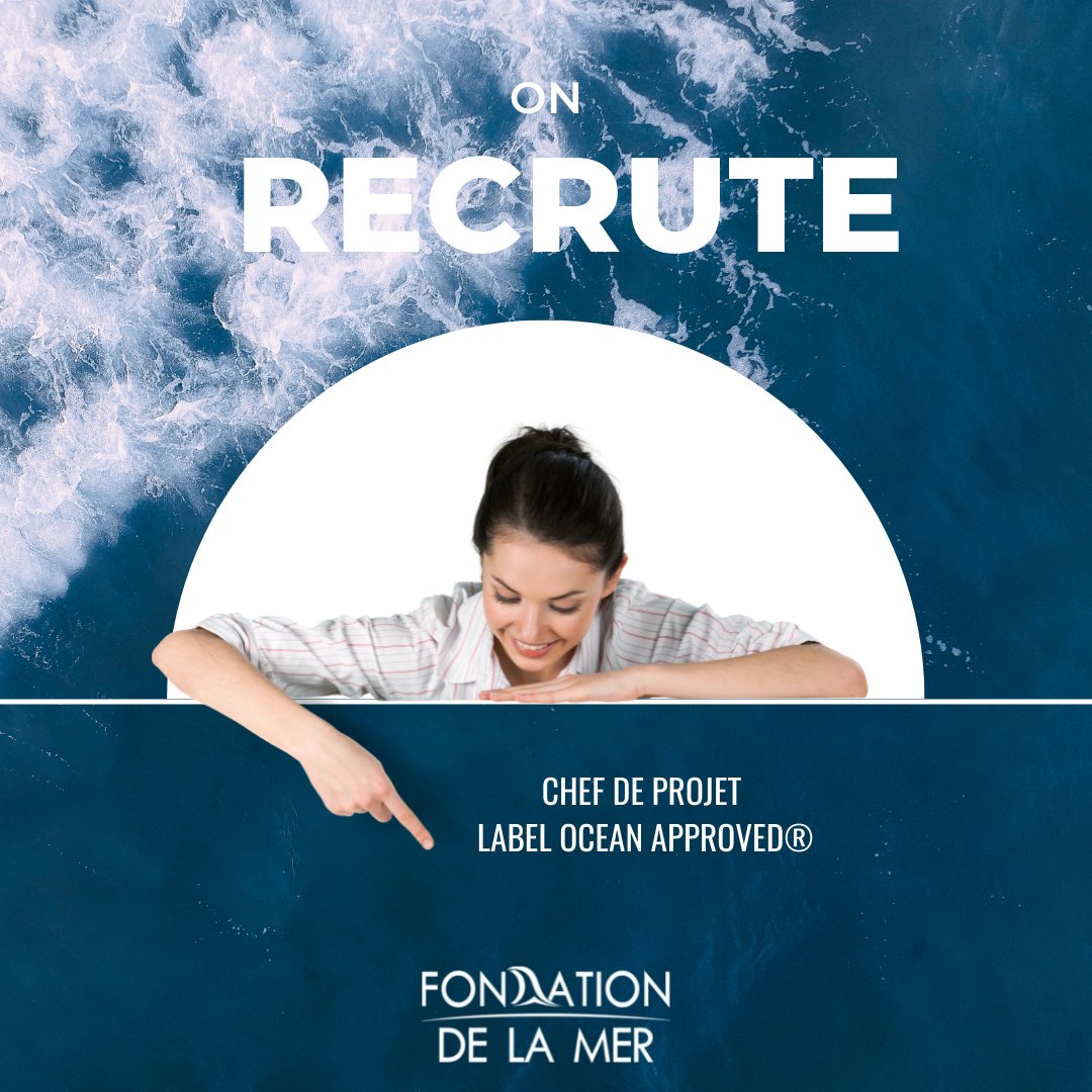 FondationMer's tweet photo. La @FondationMer recrute un chef de projet Label Ocean Approved®

👉https://t.co/4Z8kV6ps1p

#hiring #rse #ocean https://t.co/86Waq9i9mI