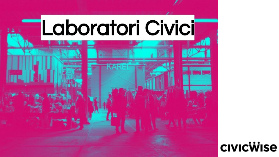 Questa sera sessione speciale del Laboratorio Permanente.
<a href="/urbanohumano/">Domenico Di Siena</a> farà una presentazione dedicata ai Laboratori Civici. 

Vi aspettiamo alle 18h presso la sede di GoodCom 📌 VIA TANGENZIALE, 14 – 62010 MONTECOSARO (MC)

c <a href="/CivicWise_IT/">CivicWise Italia</a>