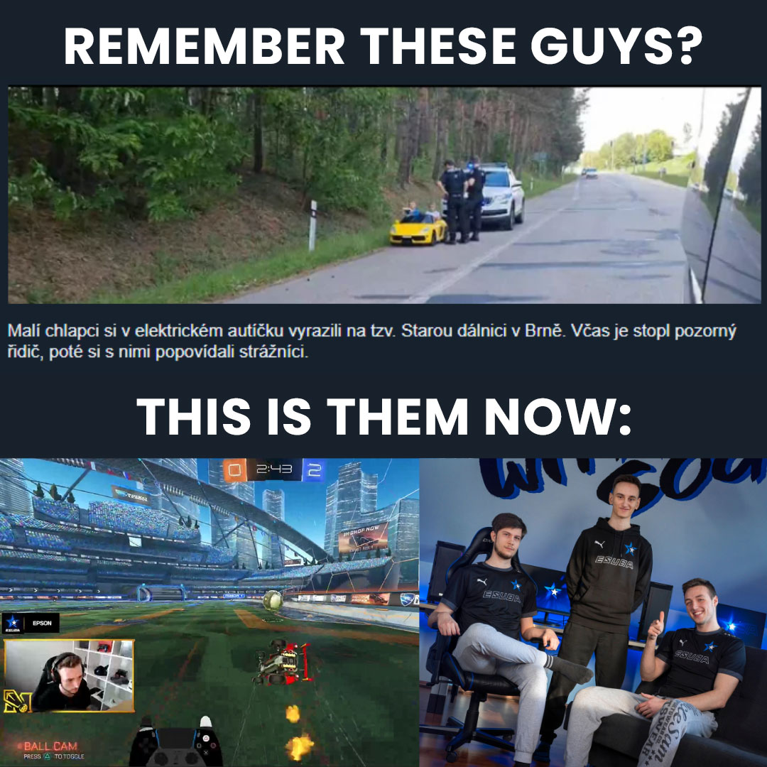 Tak jen doufejme, že to kluci z RL sekce dotáhnou dál než do Brna... #rocketleague #meme #brnomeme