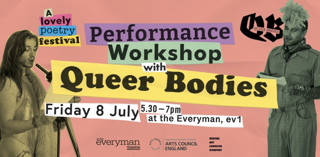 A Lovely Word (@lovelywordlpool) on Twitter photo There are only limited places available, so book onto <a href="/QueerBods/">Queer Bodies Poetry Collective</a> workshop now!
everymanplayhouse.com/whats-on/a-lov… There are only limited places available, so book onto <a href="/QueerBods/">Queer Bodies Poetry Collective</a> workshop now!
everymanplayhouse.com/whats-on/a-lov…