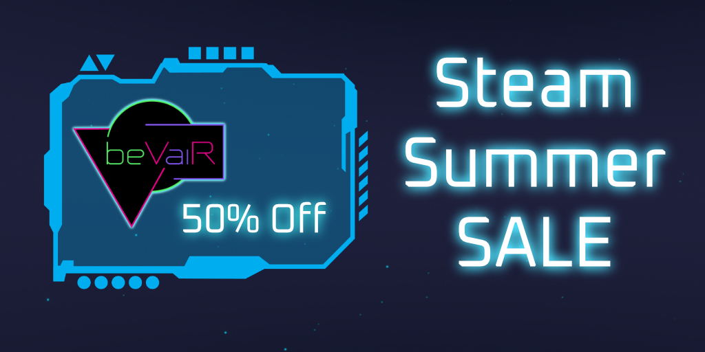 beVaiR is on SALE for a short time – keep your brain interface up to date and enjoy summer! store.steampowered.com/app/1711940/be…
#bevairgame #bevair #vrgame #seriousgame #indiegame #storybased #steam #strategy #cyberpunk