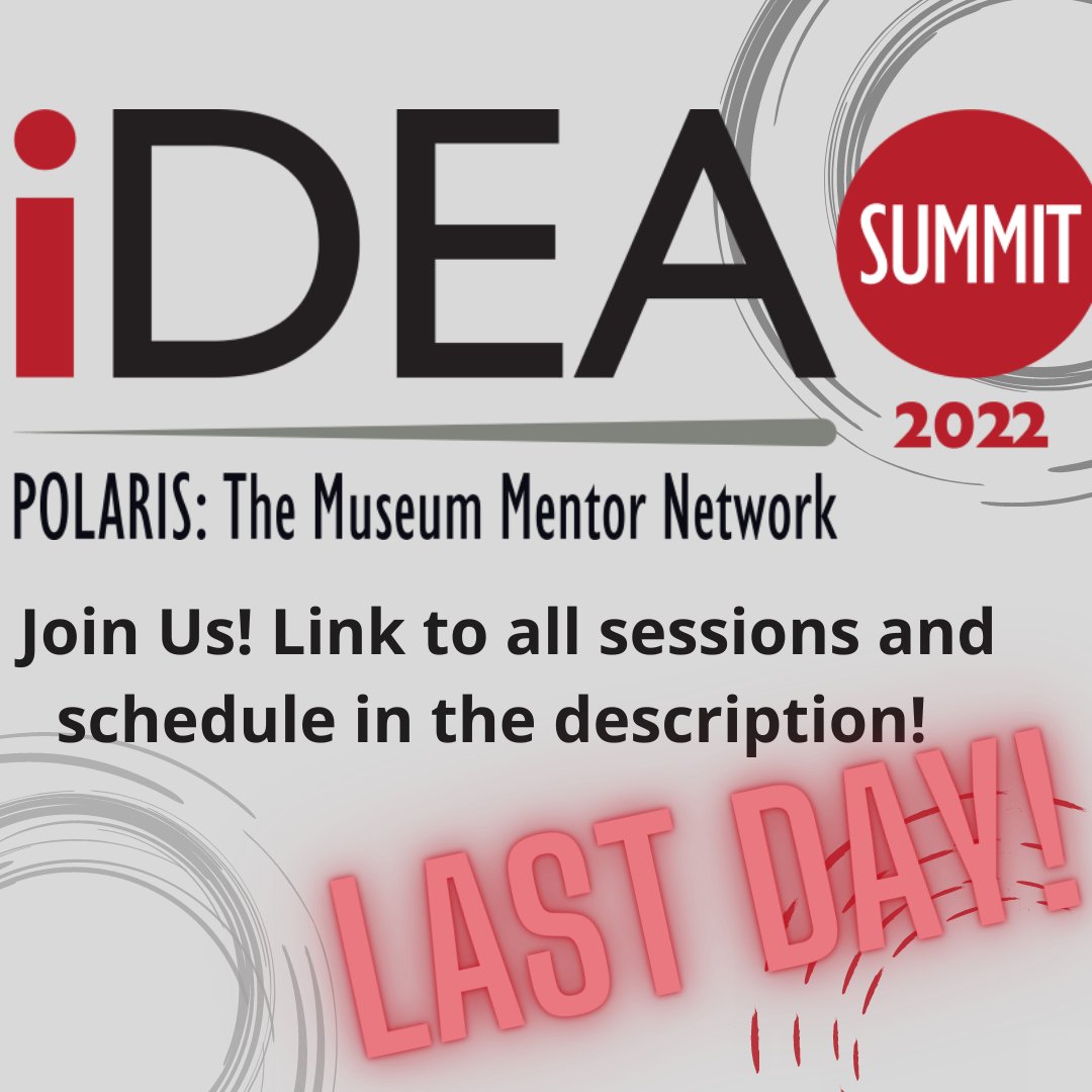 It is the last day of #IDEASUMMIT2022 presented by #POLARIS. We have two wonderful sessions left today at 10:30 AM and 1:00 PM PDT. 
For our full schedule and links to join the sessions visit: bit.ly/POLARIS-IDEA-S…