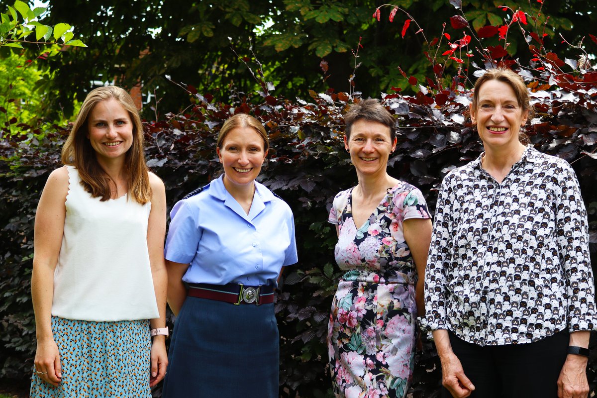 BedfordGirlsSch's tweet photo. It’s also been wonderful to welcome back inspirational alumnae and engineers Lucy Hill (née Scott, DAHS 2011), Sharon Kindleysides (DAHS 1987), Melody Stokes (BHS 1974) &amp; Elizabeth Gilbertson (née McDonald, BHS 1999) into school today to inspire our students! 💜
#INWED2022 https://t.co/Tpo0s0DZZL