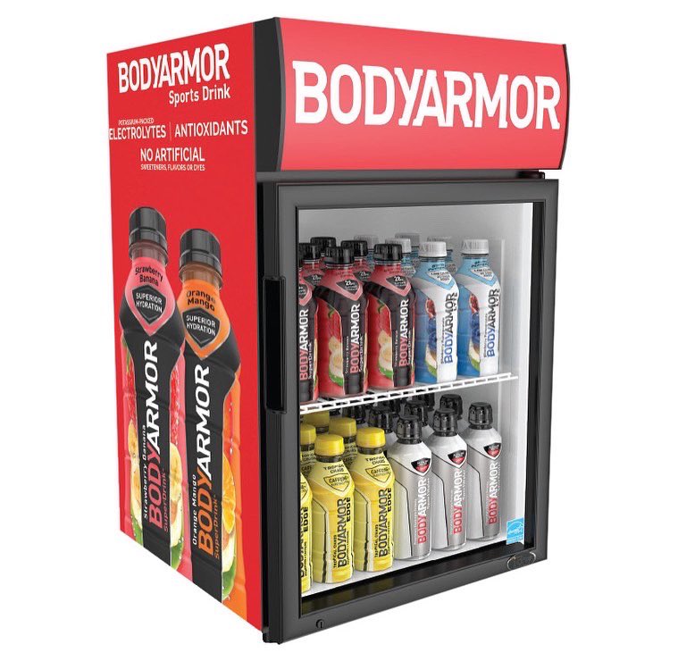 Somehow, my BODYARMOR tastes even better in a pretty rhinestone cup! Come  get yours this weekend in downtown Nashville…