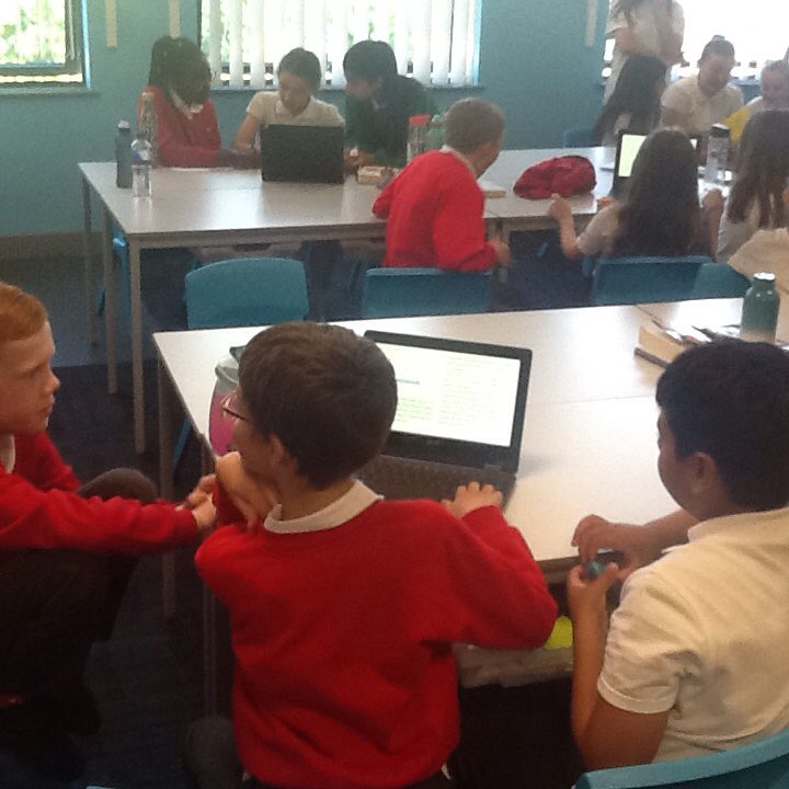 westheathprim's tweet photo. Today Class 12 prepared to recorded their own audio version of a chapter from Mr Stink. Can't wait to hear them! #WHPSClass12 #WHPSEnglish https://t.co/StyRmhbW47