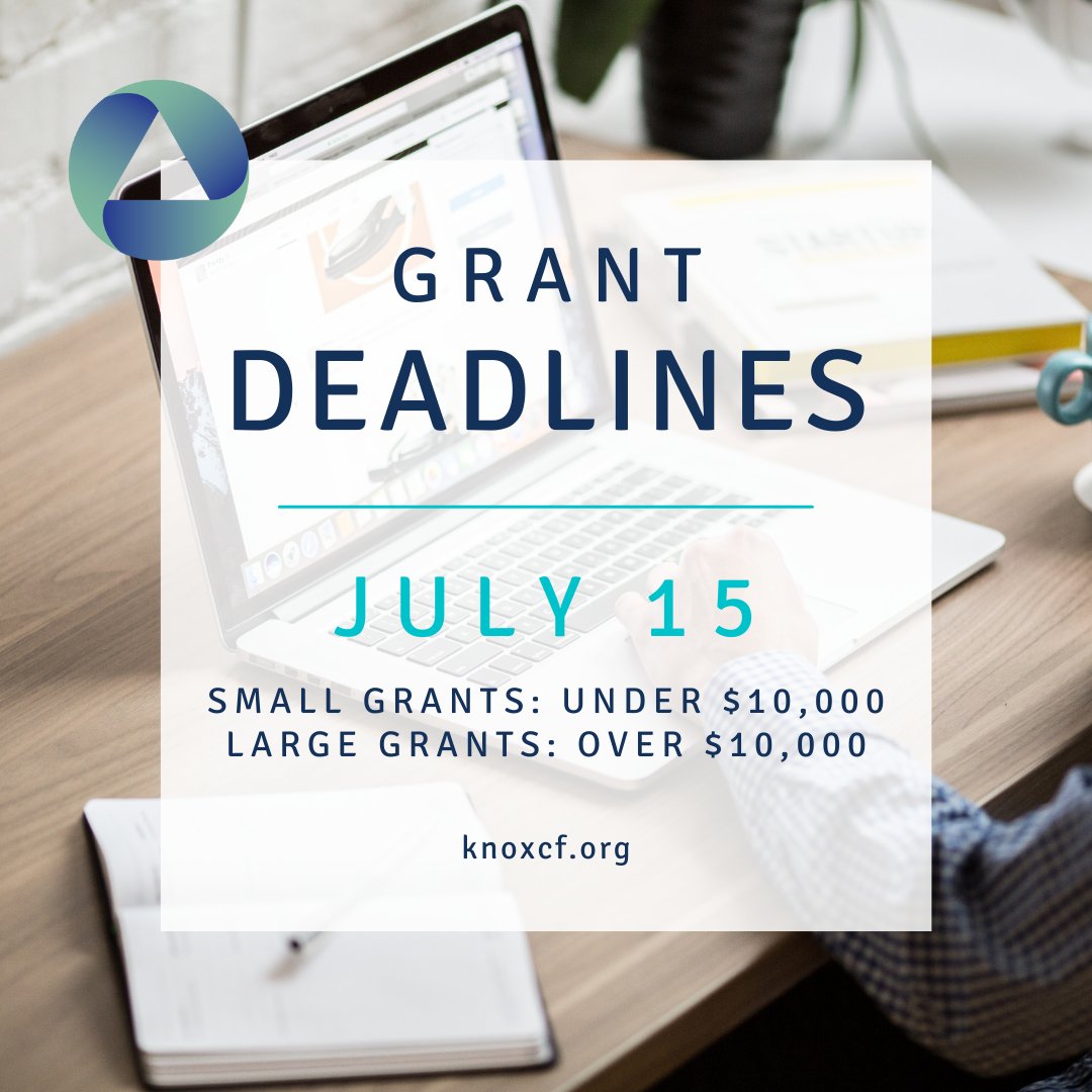 Knox_CF's tweet photo. We have 2 grant deadlines approaching on July 15: small grants are $10,000 and under and large grants are more than $10,000. Please visit https://t.co/GYU7cP3Siv and see details under Grants &amp; Scholarships. Have questions? Need assistance? Please call Lisa at 740-392-3270. https://t.co/YyHofEwBdG