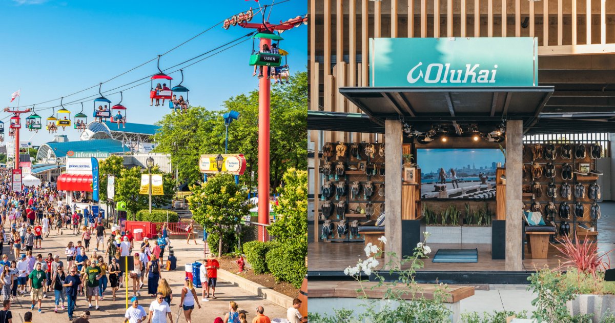 OluKai's tweet photo. Aloha #Milwaukee! Our #AlohaMobile pop-up shop will be at @Summerfest all weekend, located at the @amfam amphitheater at #HenryMaier #Festival Park. Take a break from dancing and try on our comfy shoes in person! #Summerfest #Summerfest2022

For more info: https://t.co/GTtHLX1GNw https://t.co/m3RAK3XRQz