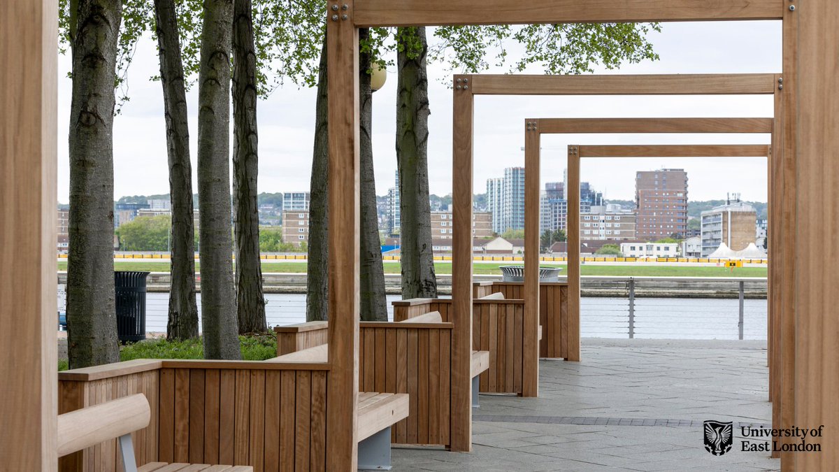 UEL_News's tweet photo. Have you been to our new outdoor social spaces? 🌞 

With lovely weather predicted across London again this week, take some time to enjoy the sun in our new seating areas. 

Learn more: https://t.co/x9M5fxTCPk

#ConnectedCampus #DocklandsCampus #StratfordCampus #USSCampus https://t.co/NzFn8h1X5K