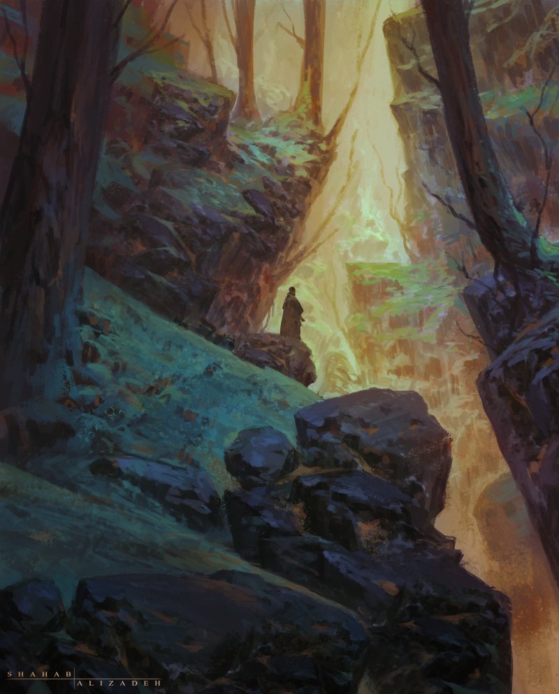 XercsArt's tweet photo. Forest sketch. https://t.co/PP45soEAFe