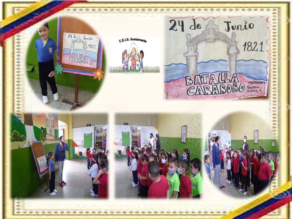 Actividad cívica "Batalla de Carabobo 24 de junio de 1821"