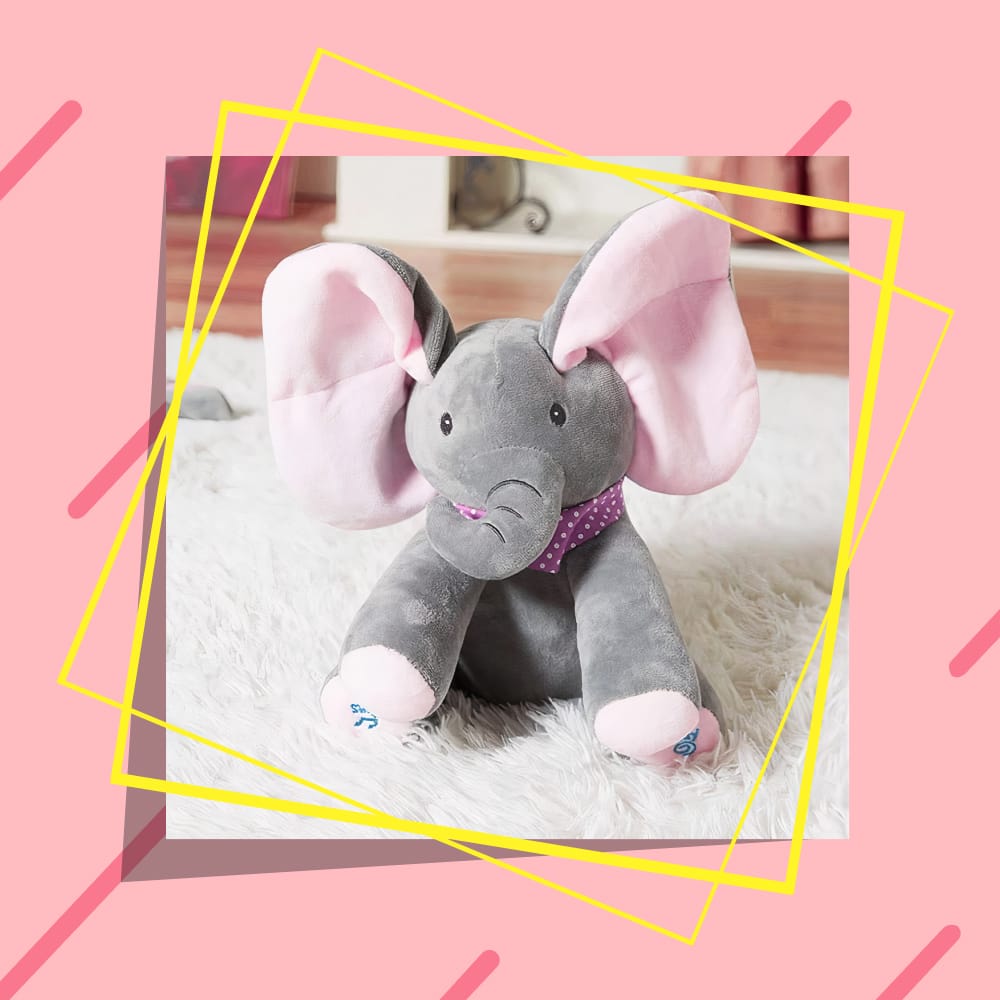 boutiquette's tweet photo. Our Peek-A-Boo Elephant Toy sings and interacts with your loved one for comfy, safe companionship while you’re busy doing housework or working.
👶Child-sized to match your baby
Check it out on our site now!
https://t.co/dsYOdCiKBI https://t.co/ojOSXmqTGU