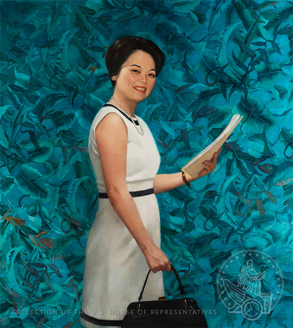 USHouseHistory's tweet photo. The House unveiled a new portrait of Representative Patsy Mink today! #HouseCollection 1/5 https://t.co/yYDATYaE3r https://t.co/tjrqjiB1Oe