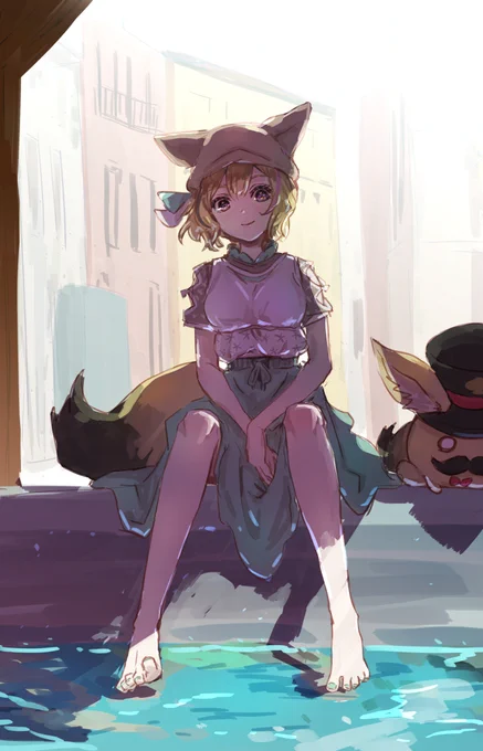 避暑#絵まる 