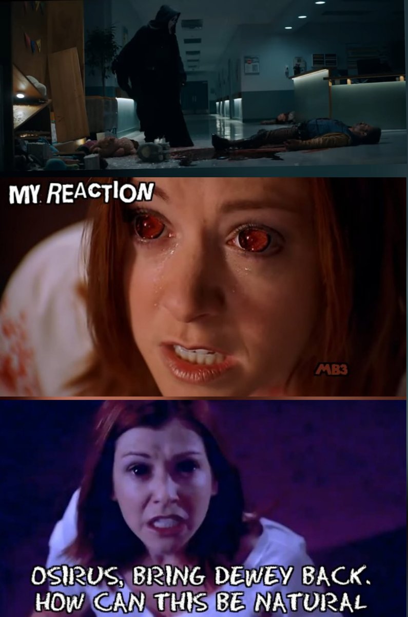 TheKevinA's tweet photo. First there was Scream, then Buffy, and finally Wynonna Earp. Now we have #BuffyEarpers, and #BuffyScreamers. I LOVE when my fandoms collide. @BuffyEarpers @ScreamWithRCS. Thanks to sam (@RavenofLondon) for the BuffyEarper drawing. The Buffy/Scream was taken from a FB group. https://t.co/1QRdCGkcc9