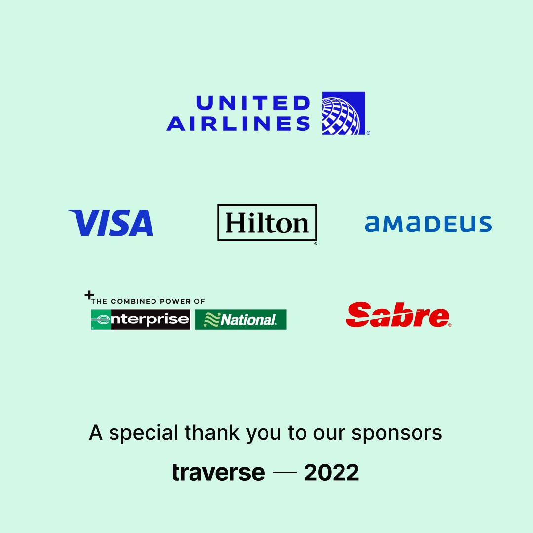 Navan's tweet photo. A warm welcome to all attendees of #TraverseLocal in San Francisco today, and a special thank you to our sponsors: @United, @Visa, @Hilton, @AmadeusITGroup, @Enterprise, @NationalPro, and @Sabre_Corp. https://t.co/Jo0UQilIMQ