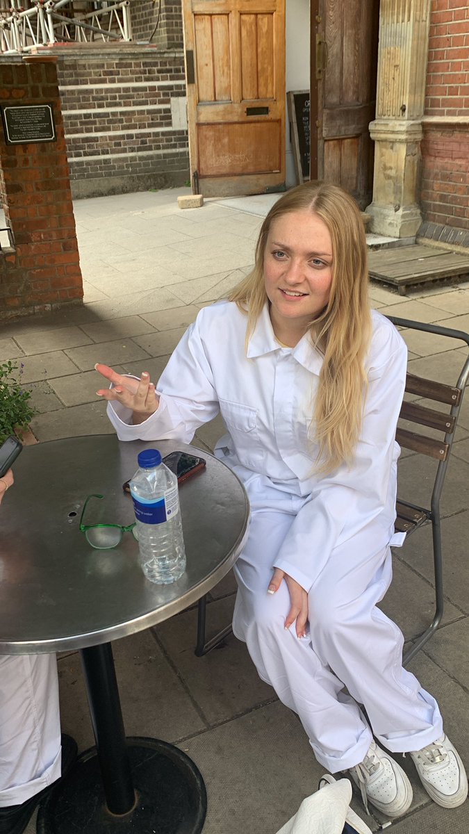 she’s a ten but she refuses to take her costume off after rehearsal..