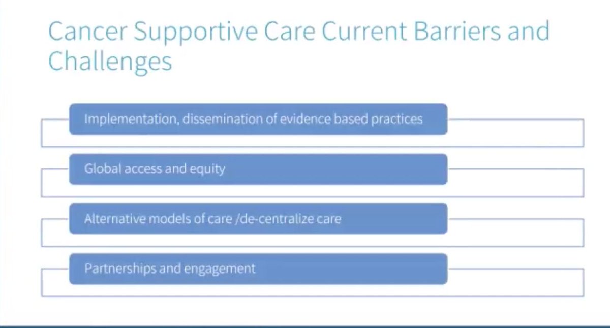 4 key themes relevant to all of us working in #cancer #supportivecare . Look forward to a great meeting #MASCC22 Themes so relevant to all aspects of supportive care including #integrativeoncology #empowerment #equity @JunMaoMD @Integrativeonc @maryam_lustberg