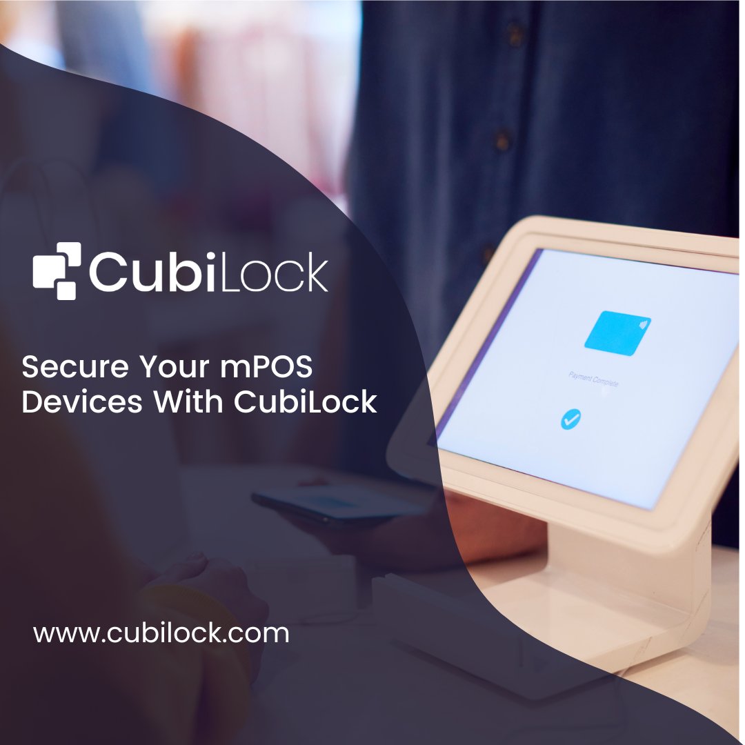 CubiLock's tweet image. Elevate your #mPOS strategy with #CubiLock, an efficient device management solution that enables businesses to achieve goals.

bit.ly/3LR9icU

#androidmdm #retailtech #payments #POS #MDM