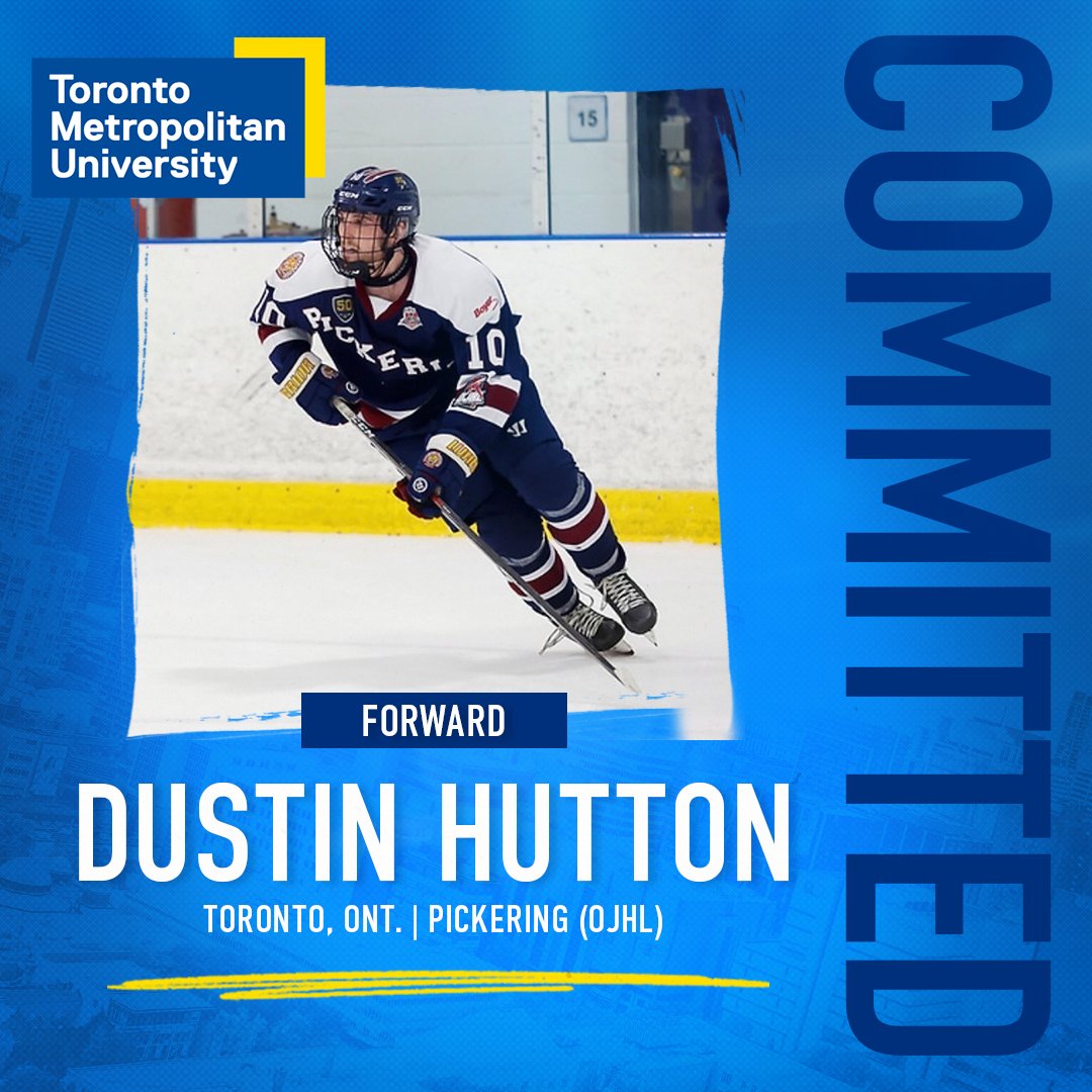 Adding another recruit to the @ramsmhockey roster is Dustin Hutton! 

Hutton had 62 points in 56 games this season with the OJHL champion Pickering Panthers (@panthersojhl).