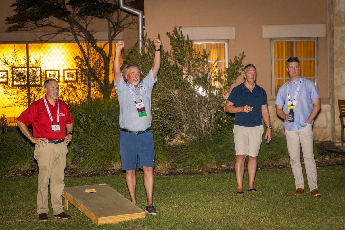 iiatexas's tweet photo. We had a blast at the ELITExas Cornhole for a Cause tournament raising money for Providence Place in San Antonio! Congrats to tournament champs Kris Spiegel with Hempkins Insurance and Michael Reeves with Central Insurance. #INSURCON #ELITEXAS https://t.co/V7yfcRtLSP