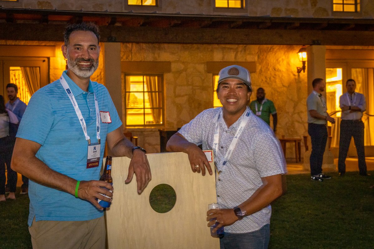iiatexas's tweet photo. We had a blast at the ELITExas Cornhole for a Cause tournament raising money for Providence Place in San Antonio! Congrats to tournament champs Kris Spiegel with Hempkins Insurance and Michael Reeves with Central Insurance. #INSURCON #ELITEXAS https://t.co/V7yfcRtLSP