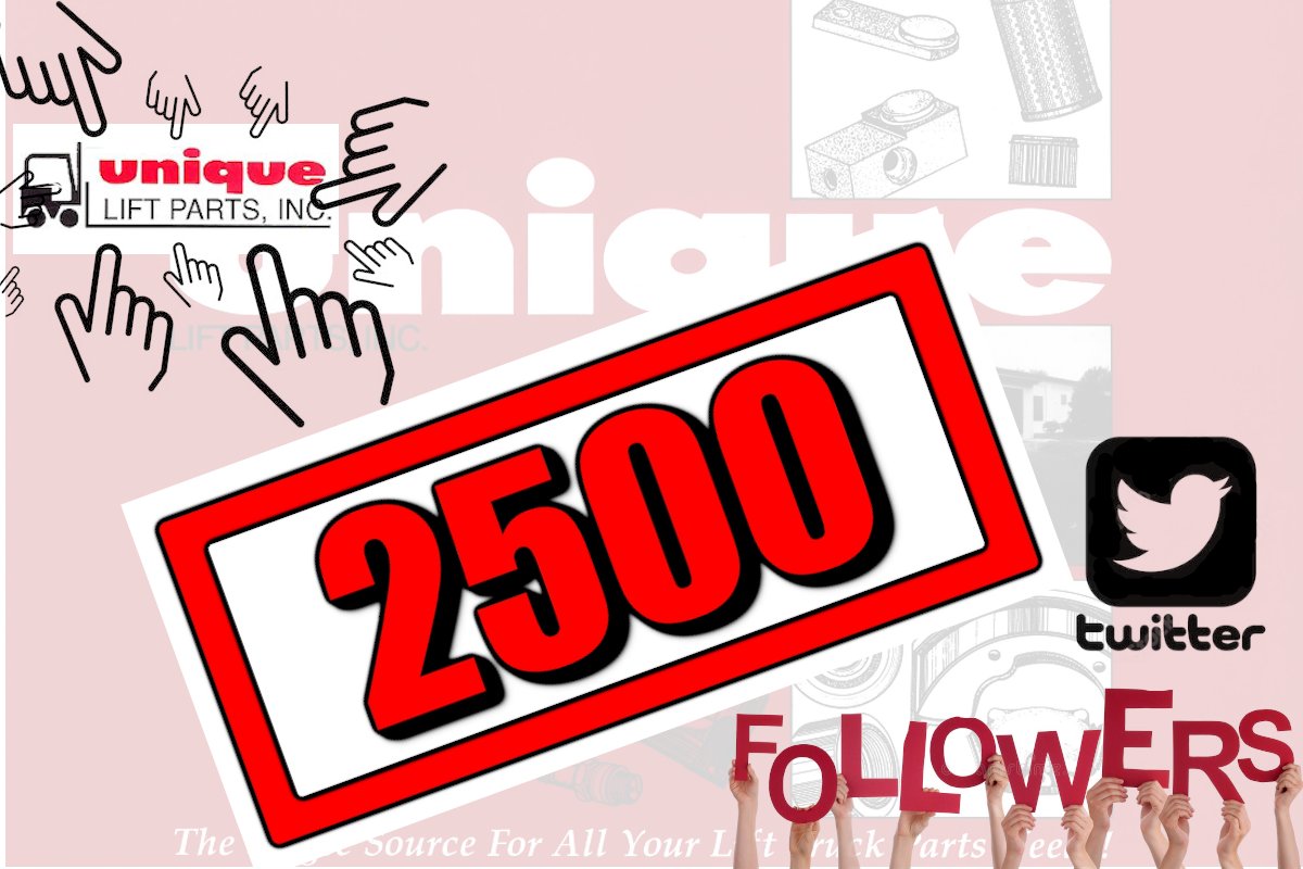 PartsLift's tweet photo. Thank you to all our new friends! We passed 2500 @Twitter FOLLOWERS this week! As a s m a l l company in a t i n y niche industry, this is amazing! You can also follow us on FB at:
https://t.co/XchW4sKSty
#forkliftparts #materialhandling #partsexperts https://t.co/FTPePt2n5P