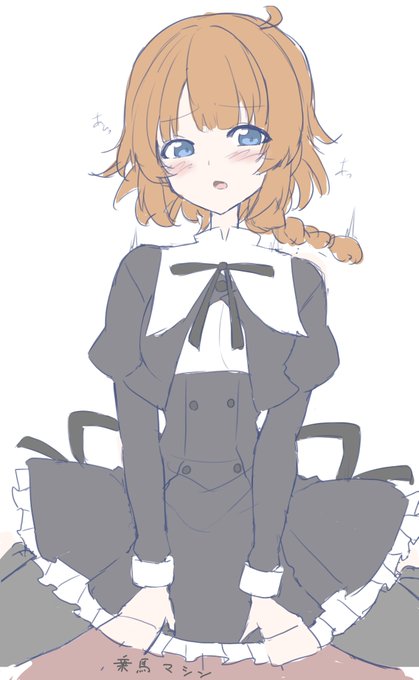 乗馬マシンに乗ってるだけの二川描いてる 