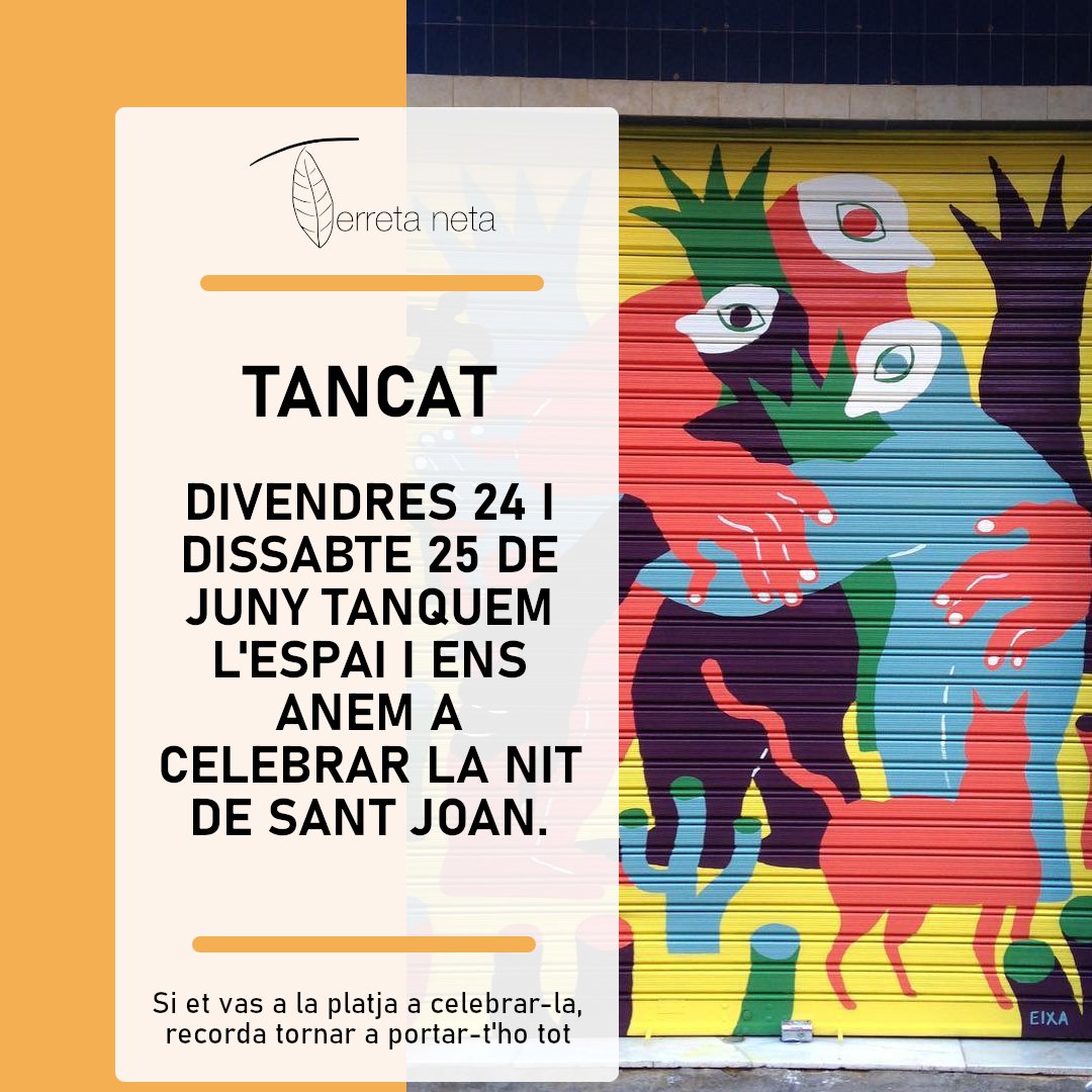terretaneta's tweet photo. Ens anem de pont de #SantJoan! 🔥

#zerowaste #Fogueres #Fogueres2022 #Benimaclet  #terretaneta https://t.co/1YOUeGauWQ
