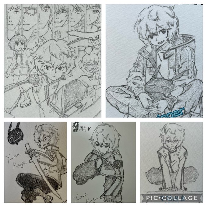 上半期に描いた推し💓
まだまだ描くよ〜

#ワールドトリガー #ワートリ
#空閑遊真 #イラスト #模写
#WorldTrigger 