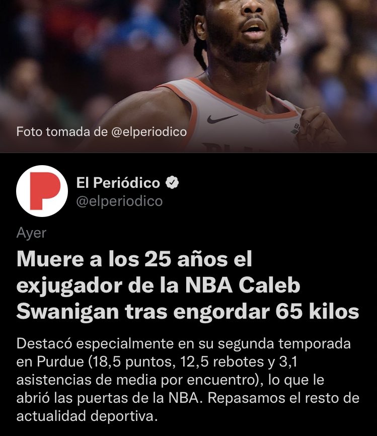 Difícil cambiar los pensamientos gordófobos con estos titulares, más aún cuando no se sabe siquiera la causa de la muerte.

Las consecuencias las van a seguir sufriendo las mismas personas, esas que reciben la falsa preocupación sobre su salud física mientras le minan la mental.