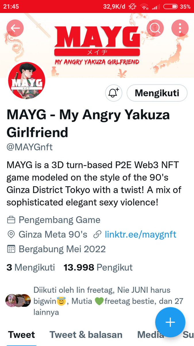 augustwinner73's tweet photo. @DefiGabbi @MAYGnft Done...wish me luck...🤲🤲🤲 https://t.co/FGVUgVq8dW