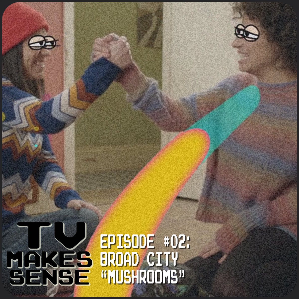 comedynightpod1's tweet photo. https://t.co/6UyRdXoflA  Strap on the latest episode of TV Makes Sense!  It's better than a horrifying trip on psychedelics! https://t.co/spw4q48MSW