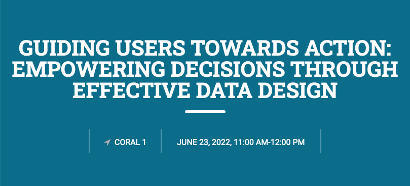design4context's tweet photo. Today June 23 at 11am PT: Lisa Battle from @design4context speaks at @UXPA_Int's #UXPA2022 conference: "Guiding users towards action: empowering decisions through effective data design" https://t.co/EUgTSY7b2s https://t.co/CeBKMTv3SL