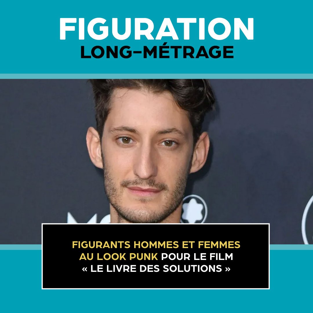 🎬📺  Pour le film « Le Livre Des Solutions » de Michel Gondry avec Pierre Niney, la production recherche pour de la figuration des hommes et des femmes au look punk. ​#figuration #castingfrance #castingfilm

​​▶️ Plus d'infos : bit.ly/39OlJZO