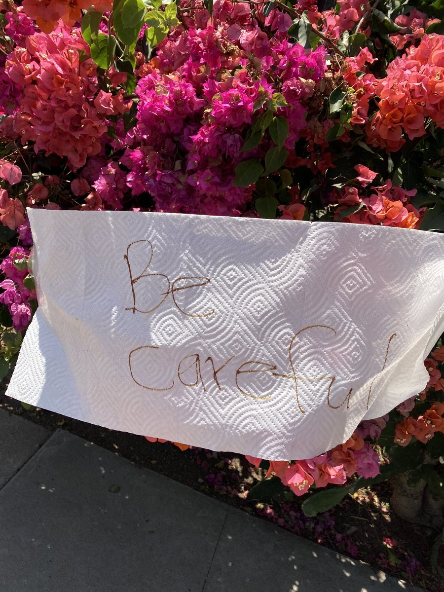 Be careful