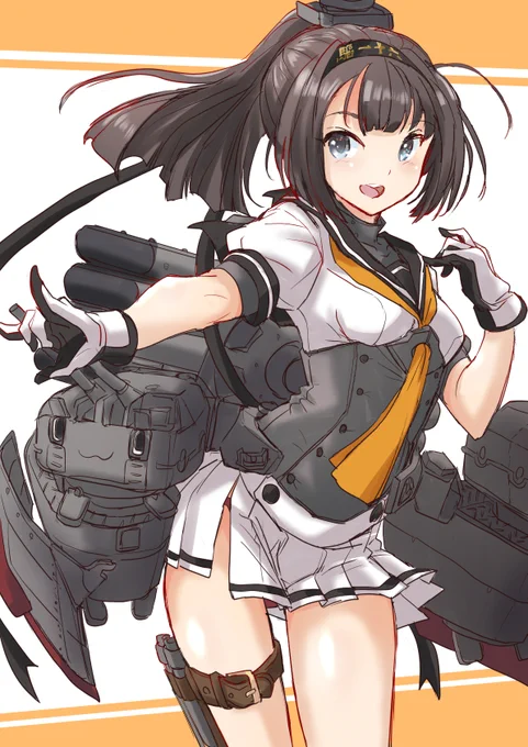 またまた秋月ちゃん描きました
描いててとても楽しい子です 