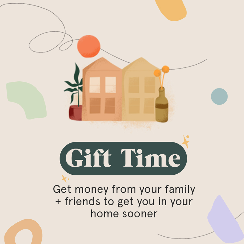 nude's tweet photo. We just launched our new feature, Gift Time 🏡 

It's a personal gift link you can share with friends/family, for them to add money straight into your #LifetimeISA 💰

They even get to see how many weeks/months/years they're knocking off your home owning goal 👀