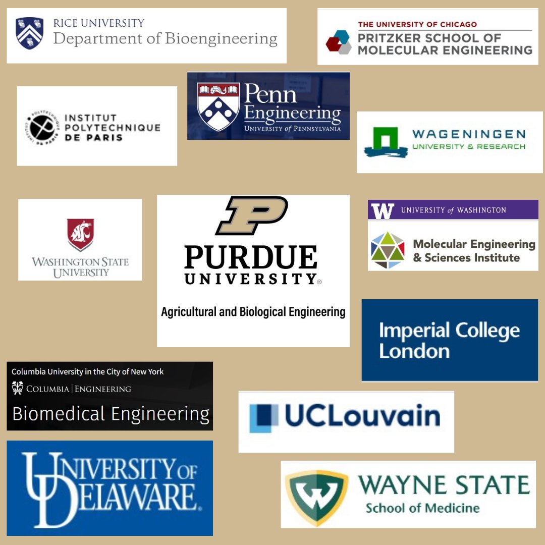 We just graduated 100 new alumni - these are just some of the places they are continuing their studies for their #NextGiantLeap! @PurdueAg @PurdueEngineers @PurdueEEE @LifeAtPurdue @PurdueAgAlumni @Rice_BIOE @UChicagoPME @Polytechnique @PennEngineers