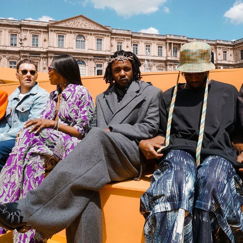 OnThinIce on X: Kendrick Lamar, Dave Free & Naomi Campbell made  appearances at the Louis Vuitton Men's Spring and Summer 2023 show earlier  today. Kendrick also performed during the show, and paid