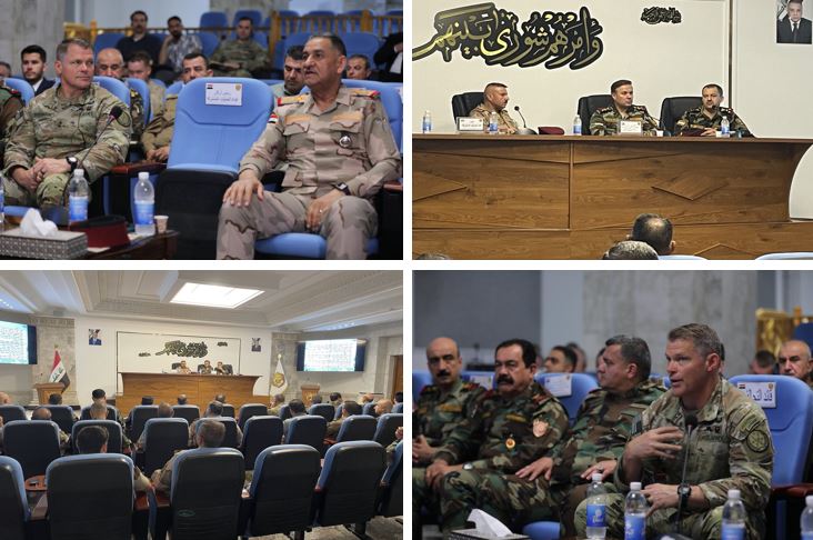 Operation Inherent Resolve (@cjtfoir) on Twitter photo Today, OIR CG MG Brennan & several military advisors took part in a meeting that brought together <a href="/modmiliq/">وزارة الدفاع العراقية</a>, JOC-Iraq, <a href="/KRG_MOPE/">Ministry of Peshmerga</a> & other Iraqi senior officers to discuss collaboration, joint efforts & partnership.
Together, we’re committed to the lasting defeat of ISIS. Today, OIR CG MG Brennan & several military advisors took part in a meeting that brought together <a href="/modmiliq/">وزارة الدفاع العراقية</a>, JOC-Iraq, <a href="/KRG_MOPE/">Ministry of Peshmerga</a> & other Iraqi senior officers to discuss collaboration, joint efforts & partnership.
Together, we’re committed to the lasting defeat of ISIS.