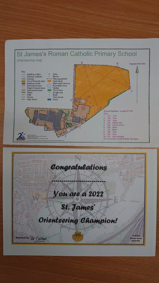 StJamesCPS's tweet image. Day 4 part 2 #NSSW2022 today we hosted @TrafalgarJrs @StanleyPrimary and had 440 children across Years 3 to 6 take part in an inter school orienteering competition! Thank you to @JoshJenner for running the day. @Richmond_SSP @YouthSportTrust @BSOA_uk @IOForienteering